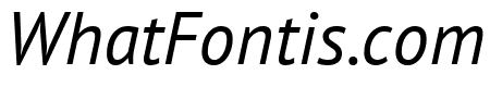 PT Sans Italic