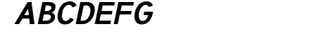 Tuffy Bold Italic
