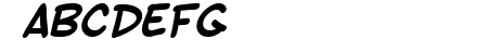 SF Toontime Bold Italic