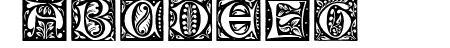 Gotische Initialen