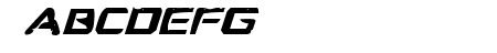 War Eagle Bold Italic