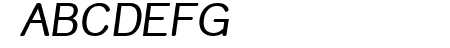 Street Variation Italic