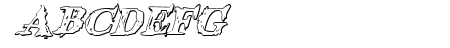Blood Crow Shadow Italic