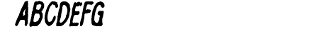 InkbleedCondensed Oblique