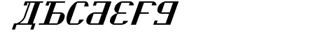 Kremlin Soviet Italic