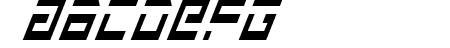 Rocket Type Cond Italic