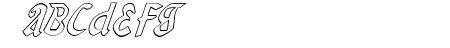 Valerius Outline Italic