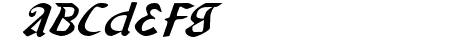 Valerius Expanded Italic