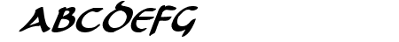 Tristram Bold Italic