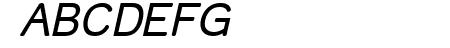 Street Italic