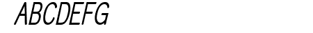 Street - Thin Italic