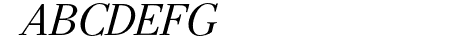 Serif-Italic