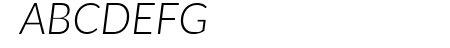Lato Light Italic