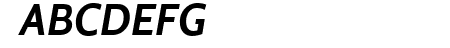 Cabin Bold Italic