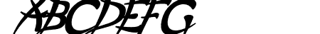 Psycho Bold Italic