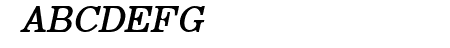 Elite Bold Italic