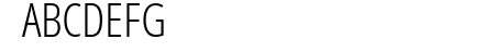 Open Sans Condensed Light