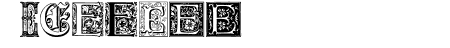 Ornamental Initials E