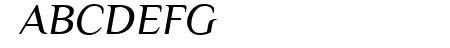 Philosopher Italic