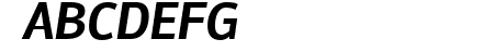 Nobile Bold Italic
