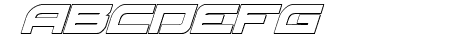 Red Rocket 3D Italic