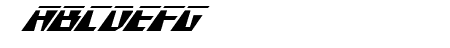 X-Racer Laser Italic