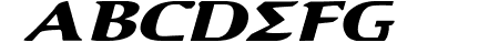 Aegis Expanded Italic
