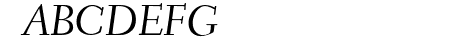 Fanwood Italic