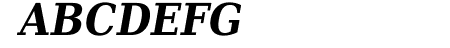 DejaVu Serif Condensed Bo