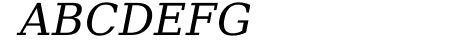 DejaVu Serif Italic