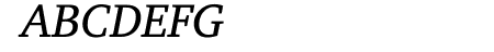 Apparatus SIL Italic