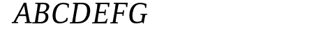 Resavska BG-Italic