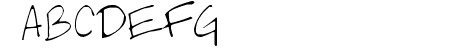 AS Melanie Handwritting