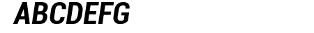 Roboto Bold Condensed Ita