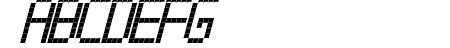 Cross led tfb bold Italic