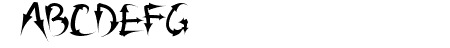 PW Arrow font