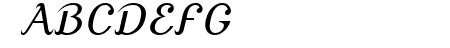Cursive Serif