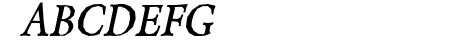 Berylium Bold Italic