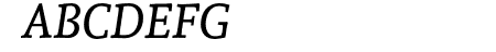 Andada SC Italic