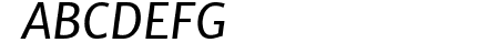 Merriweather Sans Italic