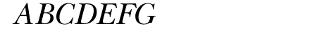 OPTIBaskerVille-Italic
