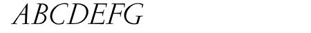 OPTIGaramondLight-Italic