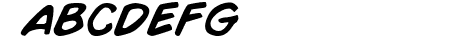 Comic Book Italic