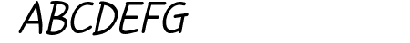 Handgley Italic