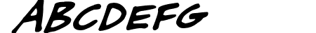 Friendly Felt Tips Italic