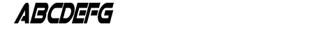 Datacron Condensed Italic