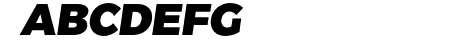 Trueno Black Italic
