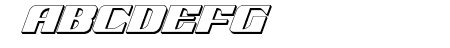 21 Gun Salute 3D Italic