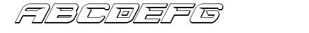 Interdiction 3D Italic