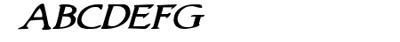 Woodgod Expanded Italic